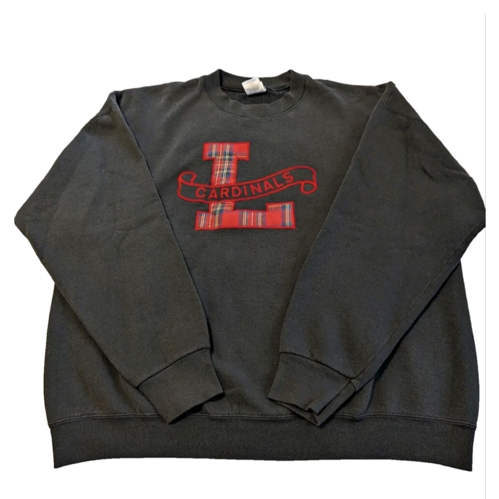 Vintage 90s University of Louisville Cardinals Sweatshirt XXL